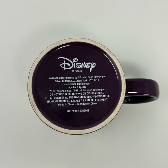 Disney Villains Mug Ursula Cruella Wicked Queen Maleficent 20 Oz Ceramic Purple - Picture 6 of 9